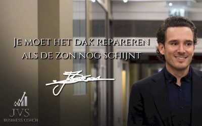 Je moet het dak repareren als de zon schijnt